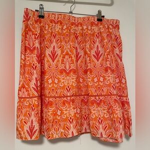 Loft Paisley Skirt
